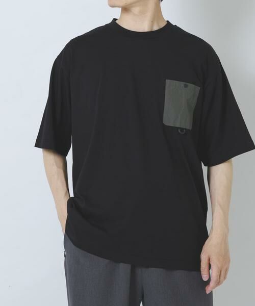 URBAN RESEARCH ITEMS / アーバンリサーチ アイテムズ Tシャツ | チェストポケットキリカエクルーネックTシャツ | 詳細15