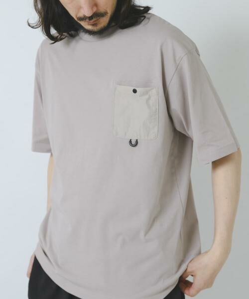 URBAN RESEARCH ITEMS / アーバンリサーチ アイテムズ Tシャツ | チェストポケットキリカエクルーネックTシャツ | 詳細20