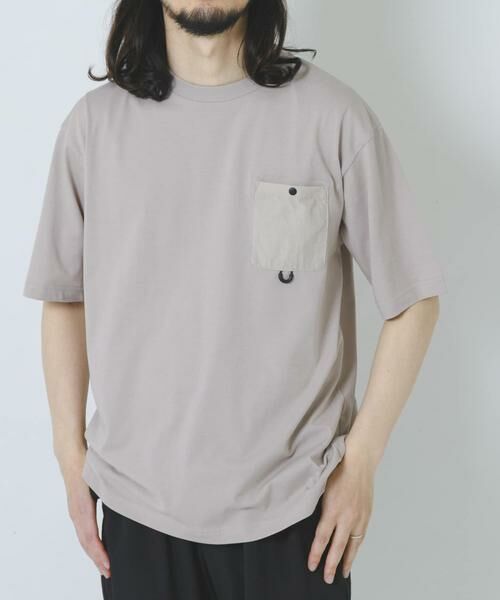 URBAN RESEARCH ITEMS / アーバンリサーチ アイテムズ Tシャツ | チェストポケットキリカエクルーネックTシャツ | 詳細21