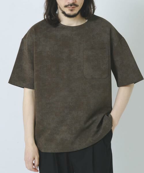 URBAN RESEARCH ITEMS / アーバンリサーチ アイテムズ Tシャツ | 接触冷感フェードポンチ半袖トップス（オリーブ）