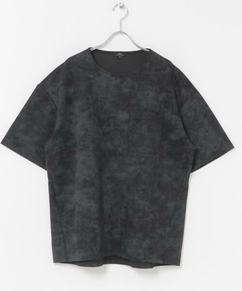 URBAN RESEARCH ITEMS / アーバンリサーチ アイテムズ Tシャツ | 接触冷感フェードポンチ半袖トップス（ブラック）