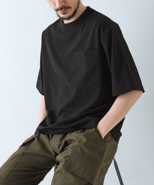 URBAN RESEARCH ITEMS / アーバンリサーチ アイテムズ Tシャツ | 『接触冷感/吸水速乾』クールタッチクレープジョーゼットTシャツ | 詳細5