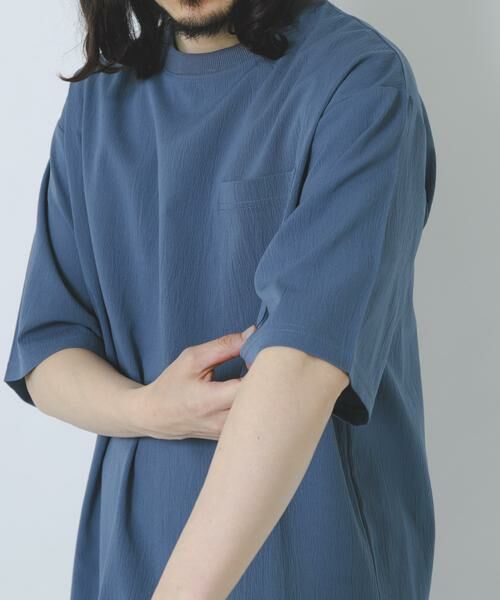 URBAN RESEARCH ITEMS / アーバンリサーチ アイテムズ Tシャツ | 『接触冷感/吸水速乾』クールタッチクレープジョーゼットTシャツ（グレー系その他）