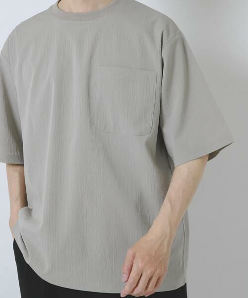 URBAN RESEARCH ITEMS / アーバンリサーチ アイテムズ Tシャツ | 『接触冷感/吸水速乾』クールタッチクレープジョーゼットTシャツ | 詳細15