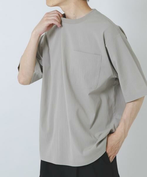 URBAN RESEARCH ITEMS / アーバンリサーチ アイテムズ Tシャツ | 『接触冷感/吸水速乾』クールタッチクレープジョーゼットTシャツ | 詳細16
