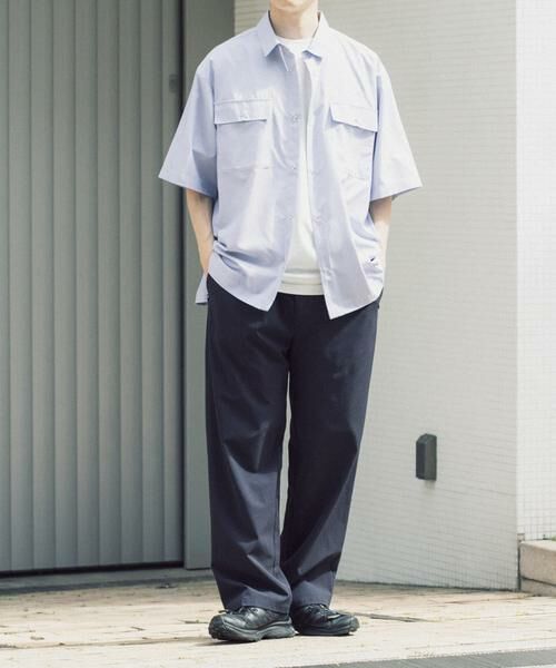 URBAN RESEARCH ITEMS / アーバンリサーチ アイテムズ シャツ・ブラウス | 『接触冷感/速乾/イージーケア』高機能ストライプRDB半袖シャツ | 詳細4
