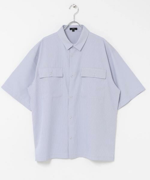 URBAN RESEARCH ITEMS / アーバンリサーチ アイテムズ シャツ・ブラウス | 『接触冷感/速乾/イージーケア』高機能ストライプRDB半袖シャツ | 詳細5