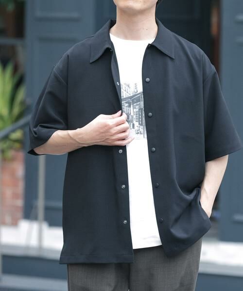 URBAN RESEARCH ITEMS / アーバンリサーチ アイテムズ シャツ・ブラウス | 2wayストレッチスナップ半袖シャツ | 詳細10