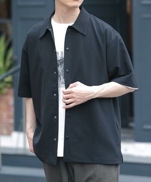 URBAN RESEARCH ITEMS / アーバンリサーチ アイテムズ シャツ・ブラウス | 2wayストレッチスナップ半袖シャツ | 詳細12