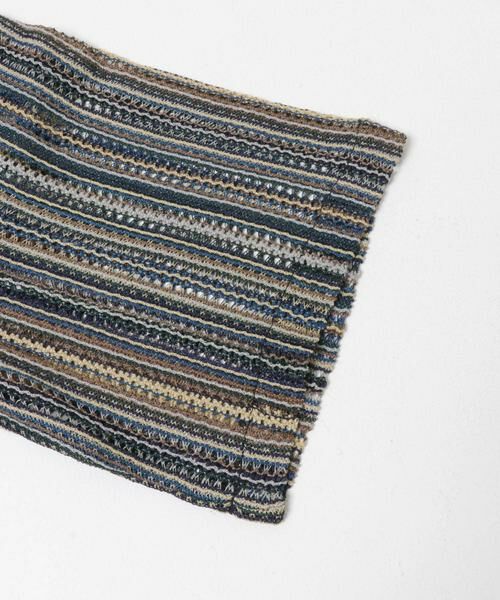 URBAN RESEARCH ITEMS / アーバンリサーチ アイテムズ シャツ・ブラウス | マルチストライプレースオープンカラーショートスリーブシャツ | 詳細2