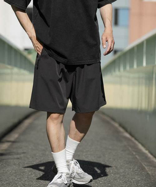 URBAN RESEARCH ITEMS / アーバンリサーチ アイテムズ ショート・ハーフ・半端丈パンツ | 『接触冷感/吸水速乾』多機能 ナイロンストレッチイージーショーツ | 詳細23
