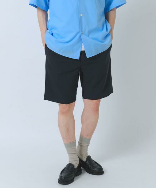 URBAN RESEARCH ITEMS / アーバンリサーチ アイテムズ ショート・ハーフ・半端丈パンツ | 多機能 ウエスト切替 イージーショーツ（チャコールグレー）
