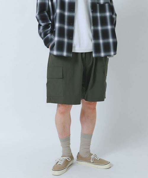 URBAN RESEARCH ITEMS / アーバンリサーチ アイテムズ ショート・ハーフ・半端丈パンツ | 高機能 ウエストイージー カーゴショーツ | 詳細1