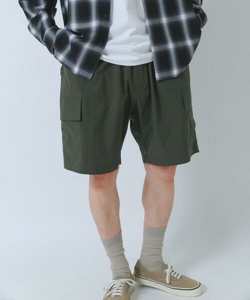 URBAN RESEARCH ITEMS / アーバンリサーチ アイテムズ ショート・ハーフ・半端丈パンツ | 高機能 ウエストイージー カーゴショーツ | 詳細2