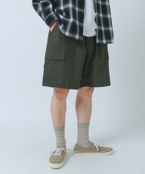 URBAN RESEARCH ITEMS / アーバンリサーチ アイテムズ ショート・ハーフ・半端丈パンツ | 高機能 ウエストイージー カーゴショーツ | 詳細4