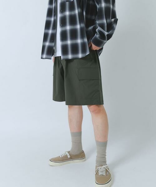 URBAN RESEARCH ITEMS / アーバンリサーチ アイテムズ ショート・ハーフ・半端丈パンツ | 高機能 ウエストイージー カーゴショーツ | 詳細5