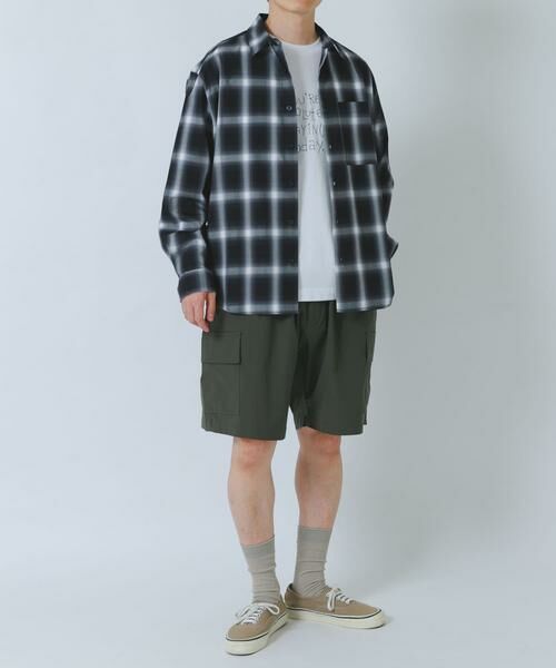 URBAN RESEARCH ITEMS / アーバンリサーチ アイテムズ ショート・ハーフ・半端丈パンツ | 高機能 ウエストイージー カーゴショーツ | 詳細6