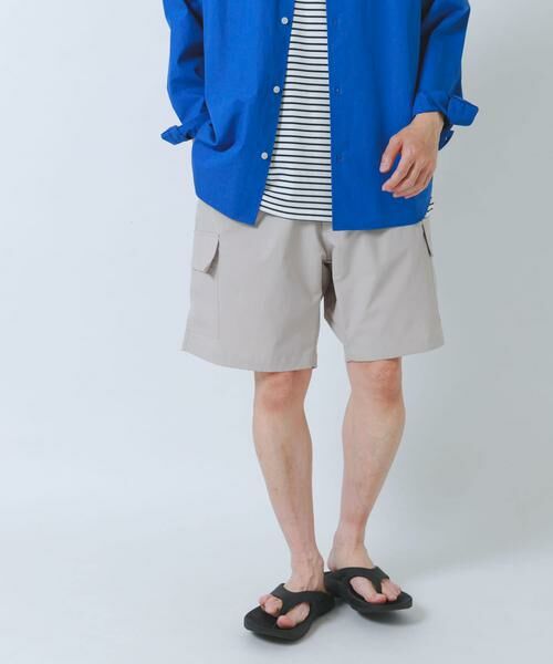 URBAN RESEARCH ITEMS / アーバンリサーチ アイテムズ ショート・ハーフ・半端丈パンツ | 高機能 ウエストイージー カーゴショーツ | 詳細9