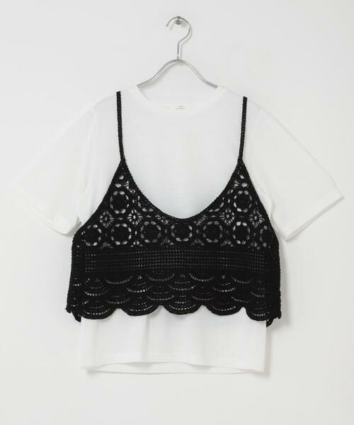 URBAN RESEARCH ITEMS / アーバンリサーチ アイテムズ Tシャツ | ニットビスチェTシャツセット | 詳細8