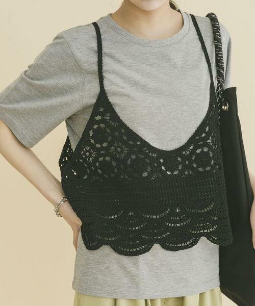 URBAN RESEARCH ITEMS / アーバンリサーチ アイテムズ Tシャツ | ニットビスチェTシャツセット | 詳細11