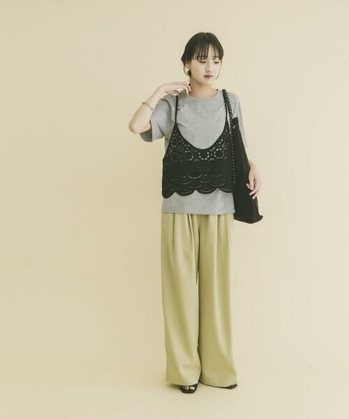 URBAN RESEARCH ITEMS / アーバンリサーチ アイテムズ Tシャツ | ニットビスチェTシャツセット | 詳細15