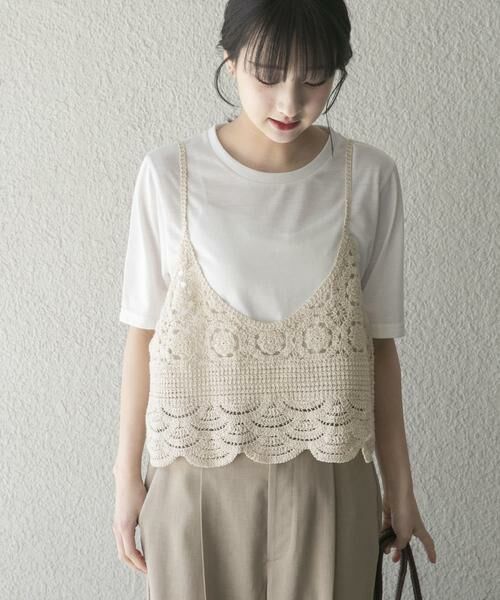 URBAN RESEARCH ITEMS / アーバンリサーチ アイテムズ Tシャツ | ニットビスチェTシャツセット | 詳細18