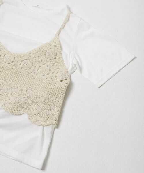 URBAN RESEARCH ITEMS / アーバンリサーチ アイテムズ Tシャツ | ニットビスチェTシャツセット | 詳細27