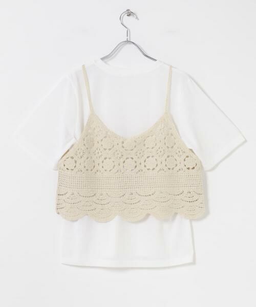 URBAN RESEARCH ITEMS / アーバンリサーチ アイテムズ Tシャツ | ニットビスチェTシャツセット | 詳細29