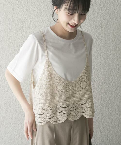 URBAN RESEARCH ITEMS / アーバンリサーチ アイテムズ Tシャツ | ニットビスチェTシャツセット | 詳細19