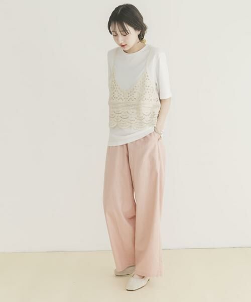 URBAN RESEARCH ITEMS / アーバンリサーチ アイテムズ Tシャツ | ニットビスチェTシャツセット | 詳細24