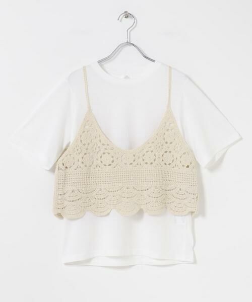 URBAN RESEARCH ITEMS / アーバンリサーチ アイテムズ Tシャツ | ニットビスチェTシャツセット | 詳細25