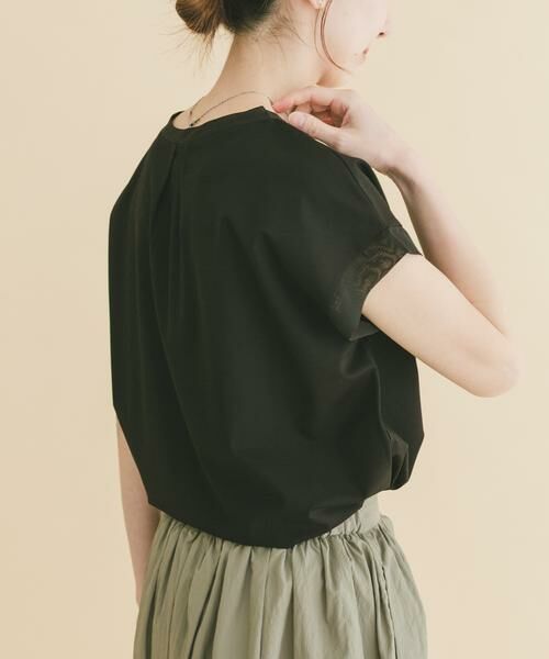 URBAN RESEARCH ITEMS / アーバンリサーチ アイテムズ Tシャツ | バックタックフレンチプルオーバー（ブラック）