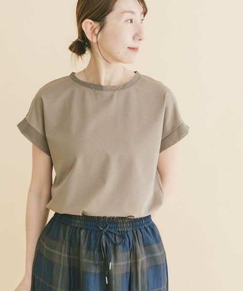 URBAN RESEARCH ITEMS / アーバンリサーチ アイテムズ Tシャツ | バックタックフレンチプルオーバー（グレー）