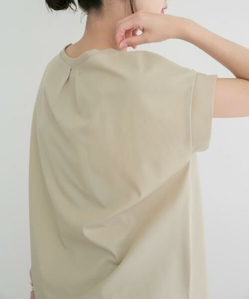 URBAN RESEARCH ITEMS / アーバンリサーチ アイテムズ Tシャツ | バックタックフレンチプルオーバー（ベージュ）