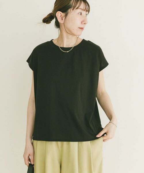 URBAN RESEARCH ITEMS / アーバンリサーチ アイテムズ Tシャツ | クルーネックノースリTシャツ（ブラック）