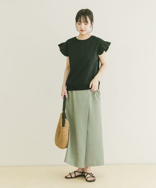 URBAN RESEARCH ITEMS / アーバンリサーチ アイテムズ Tシャツ | 袖フリルミニ裏毛Tシャツ | 詳細4