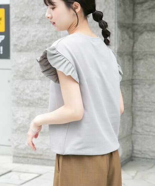 URBAN RESEARCH ITEMS / アーバンリサーチ アイテムズ Tシャツ | 袖フリルミニ裏毛Tシャツ | 詳細8