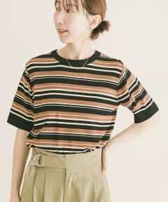 URBAN RESEARCH ITEMS / アーバンリサーチ アイテムズ ニット・セーター | マルチボーダー半袖ニット