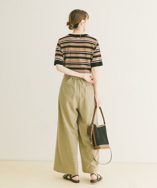 URBAN RESEARCH ITEMS / アーバンリサーチ アイテムズ ニット・セーター | マルチボーダー半袖ニット | 詳細4