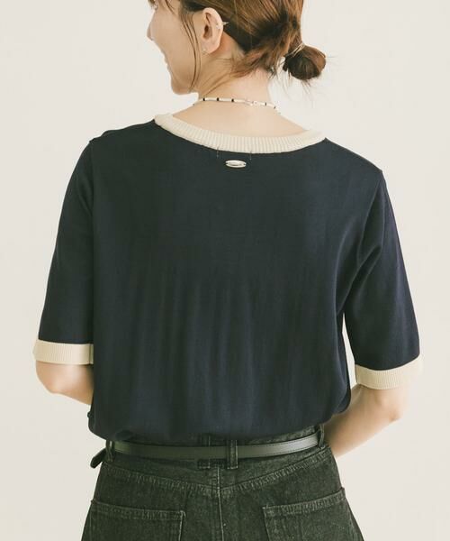 URBAN RESEARCH ITEMS / アーバンリサーチ アイテムズ ニット・セーター | マルチボーダー半袖ニット | 詳細10