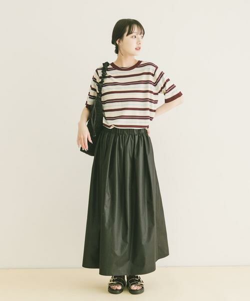 URBAN RESEARCH ITEMS / アーバンリサーチ アイテムズ ニット・セーター | マルチボーダー半袖ニット | 詳細19