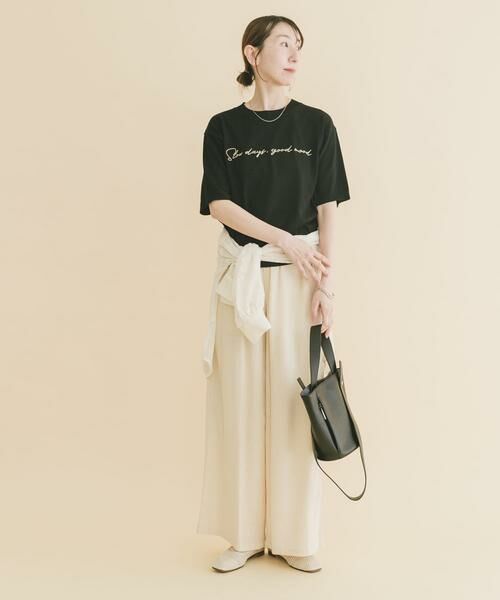 URBAN RESEARCH ITEMS / アーバンリサーチ アイテムズ ニット・セーター | 半袖ロゴニット | 詳細9