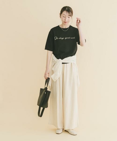 URBAN RESEARCH ITEMS / アーバンリサーチ アイテムズ ニット・セーター | 半袖ロゴニット | 詳細10