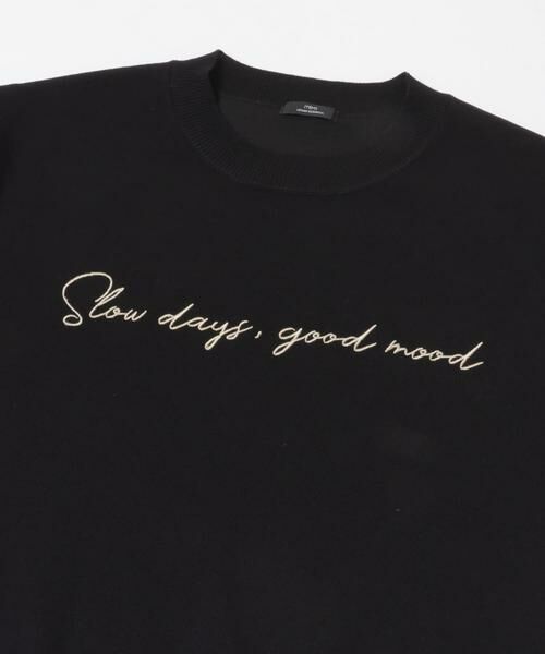 URBAN RESEARCH ITEMS / アーバンリサーチ アイテムズ ニット・セーター | 半袖ロゴニット | 詳細12