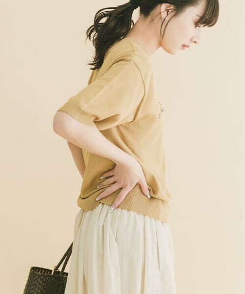 URBAN RESEARCH ITEMS / アーバンリサーチ アイテムズ ニット・セーター | 半袖ロゴニット | 詳細14