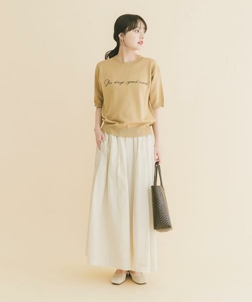 URBAN RESEARCH ITEMS / アーバンリサーチ アイテムズ ニット・セーター | 半袖ロゴニット | 詳細16