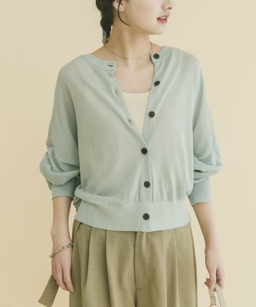 URBAN RESEARCH ITEMS / アーバンリサーチ アイテムズ カーディガン・ボレロ | エアリークルーネックカーディガン | 詳細2