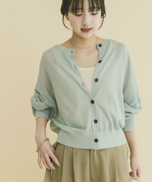 URBAN RESEARCH ITEMS / アーバンリサーチ アイテムズ カーディガン・ボレロ | エアリークルーネックカーディガン | 詳細3