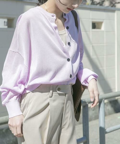 URBAN RESEARCH ITEMS / アーバンリサーチ アイテムズ カーディガン・ボレロ | エアリークルーネックカーディガン | 詳細18