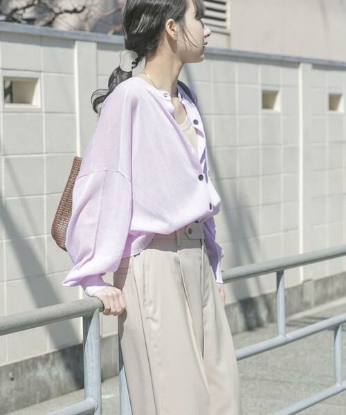 URBAN RESEARCH ITEMS / アーバンリサーチ アイテムズ カーディガン・ボレロ | エアリークルーネックカーディガン | 詳細20